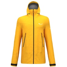 Salewa Hiking Winter Jacket Ortles GTX 3L (3-Layer GORE-TEX, waterproof and windproof) yellow Men